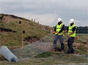 Badger Exclusion and Barrow Restoration Project, World Heritage Site Stonehenge